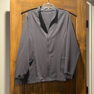 Gray XL Mandala scrub jacket